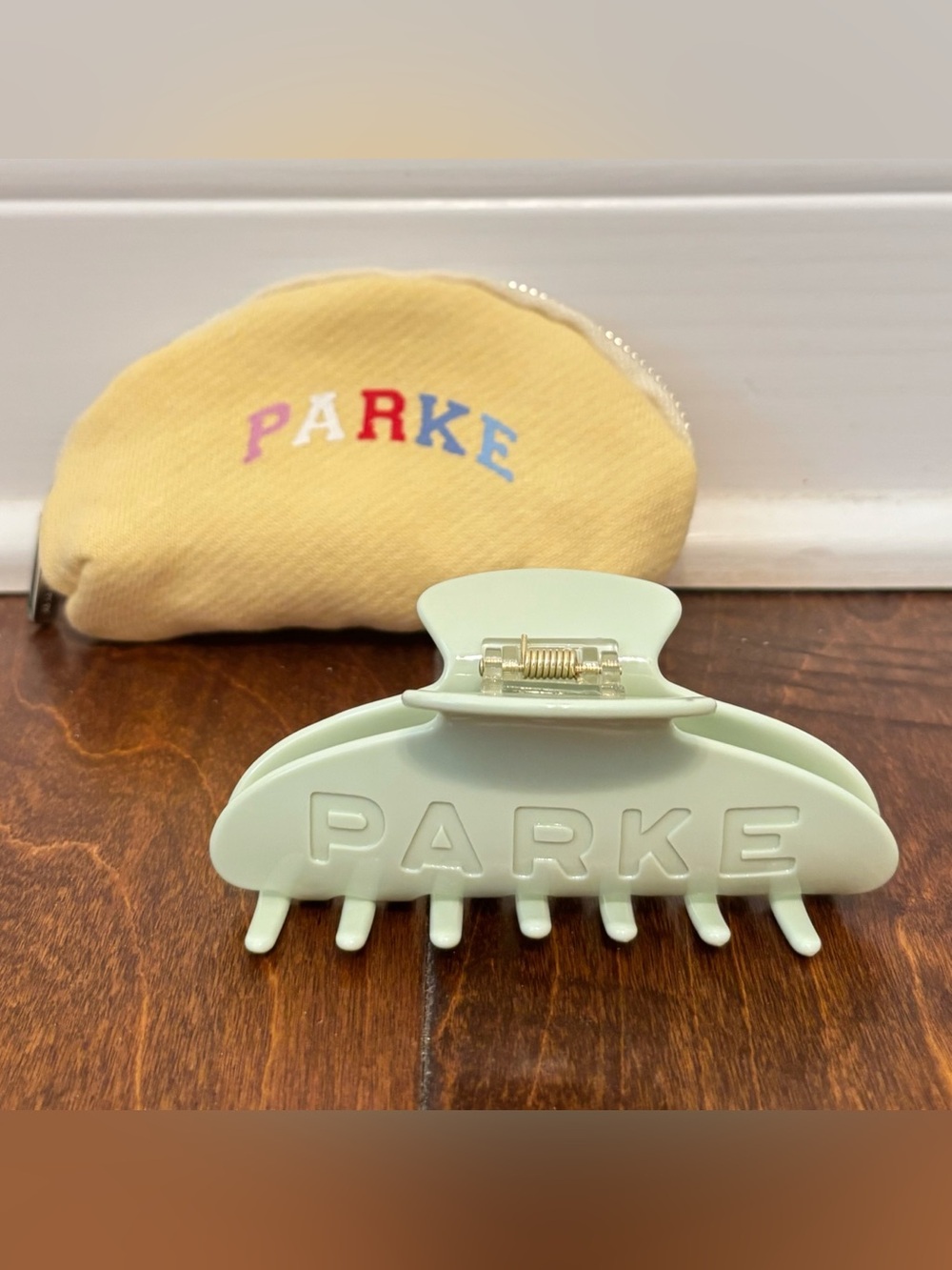 New Parke Claw Clip In Seafoam